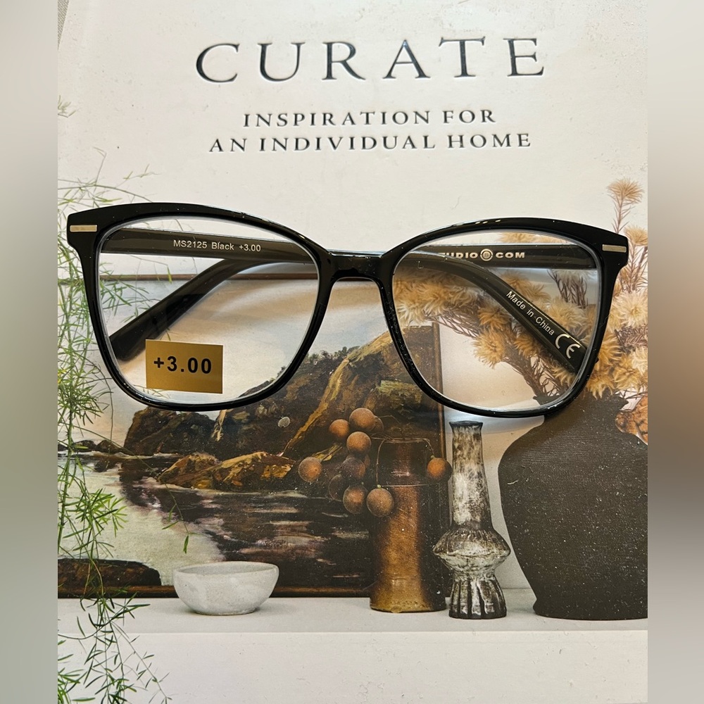 👓Max Studio Black Stylish Reading Glasses